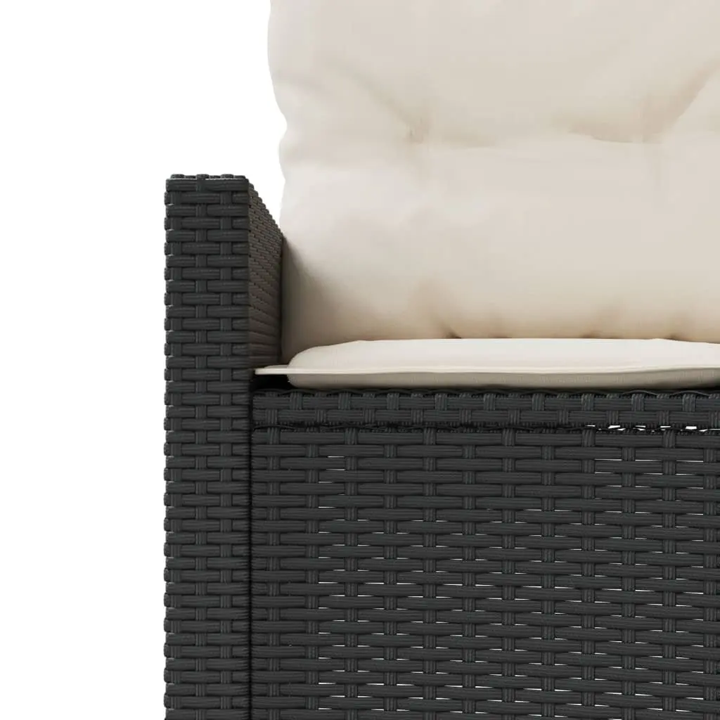 Round Garden Sofa Set with Integrated Coffee Table