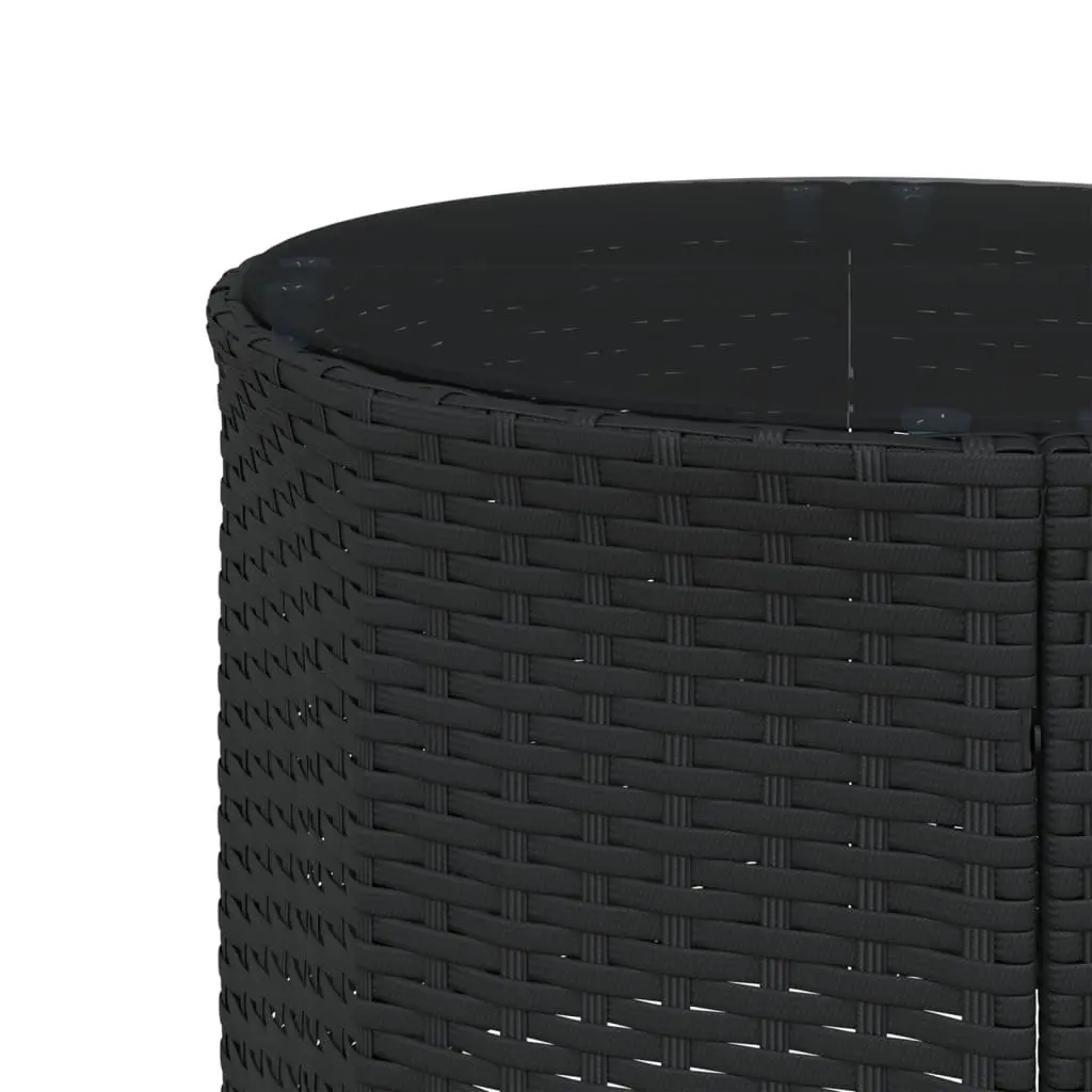 Round Garden Sofa Set with Integrated Coffee Table