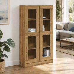 Sturdy Brown Highboard Storage Cabinet for Every Home