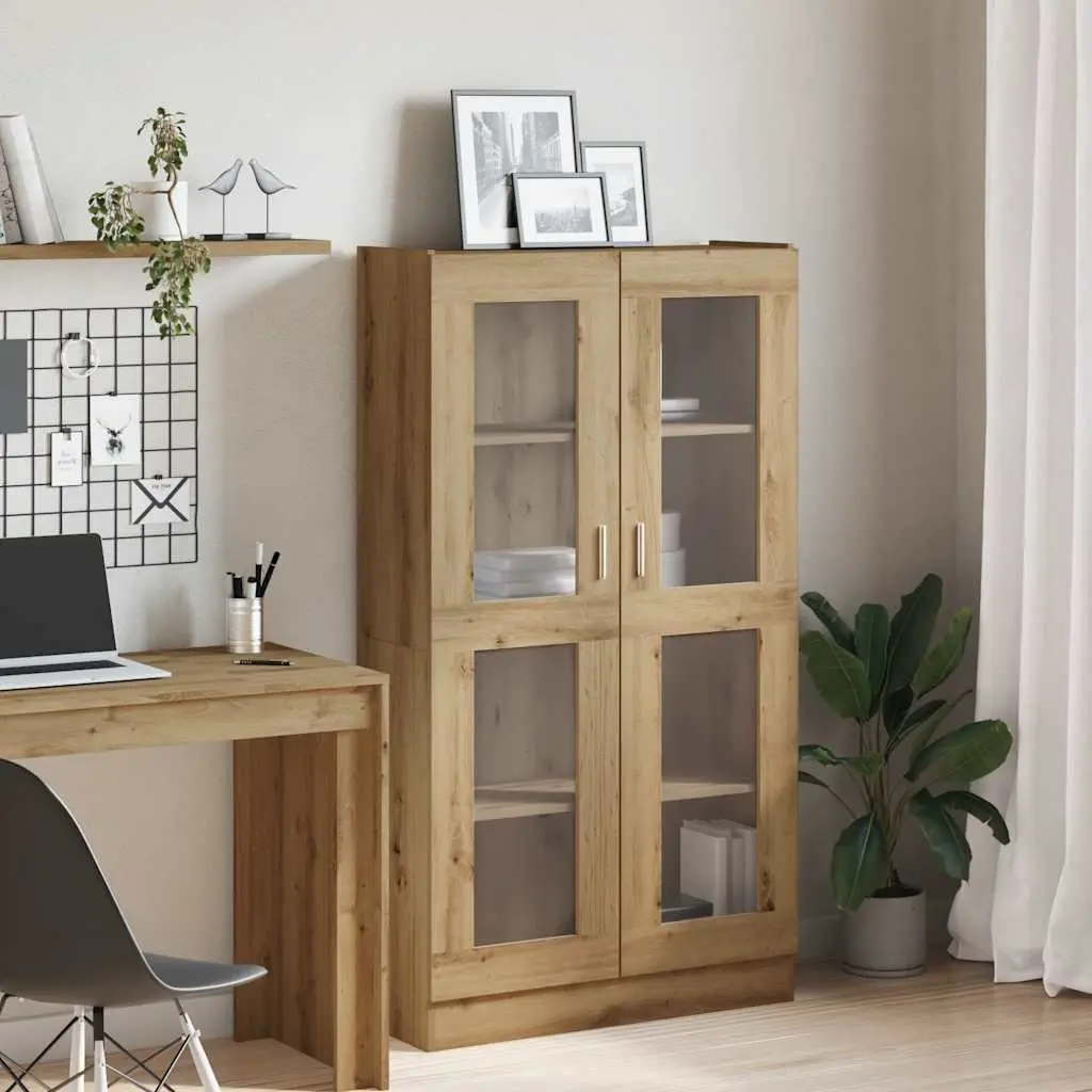 Brown Highboard Standing Shelf Storage Cabinet Engineered Wood Bookcase 150cm