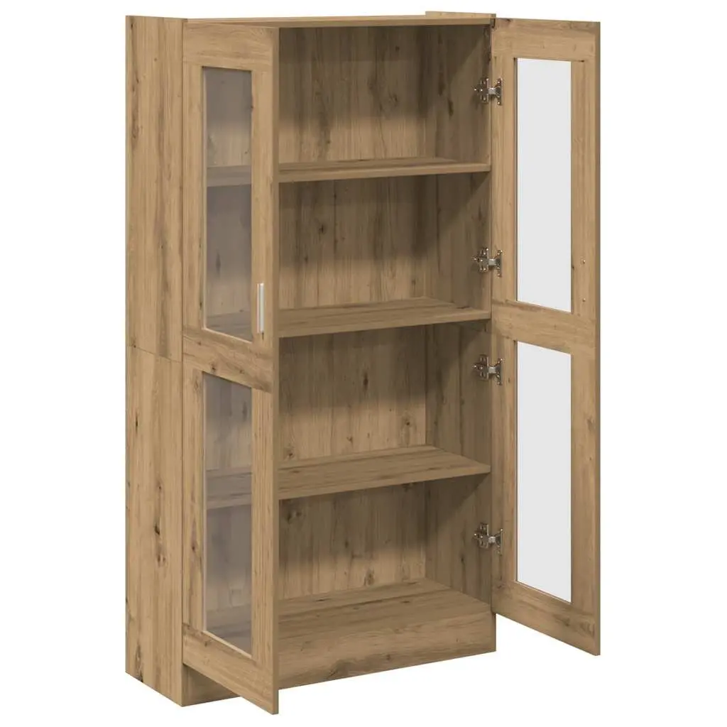 Brown Highboard Standing Shelf Storage Cabinet Engineered Wood Bookcase 150cm