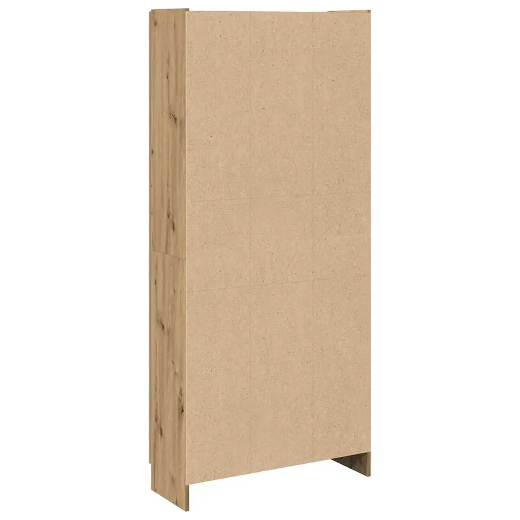 Brown Highboard Cabinet for Decorative Storage