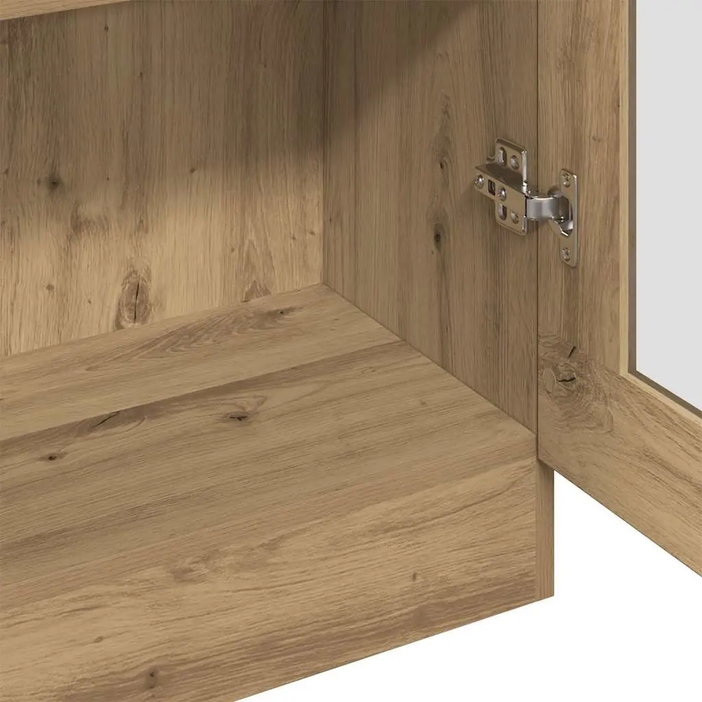 Brown Highboard Cabinet for Decorative Storage