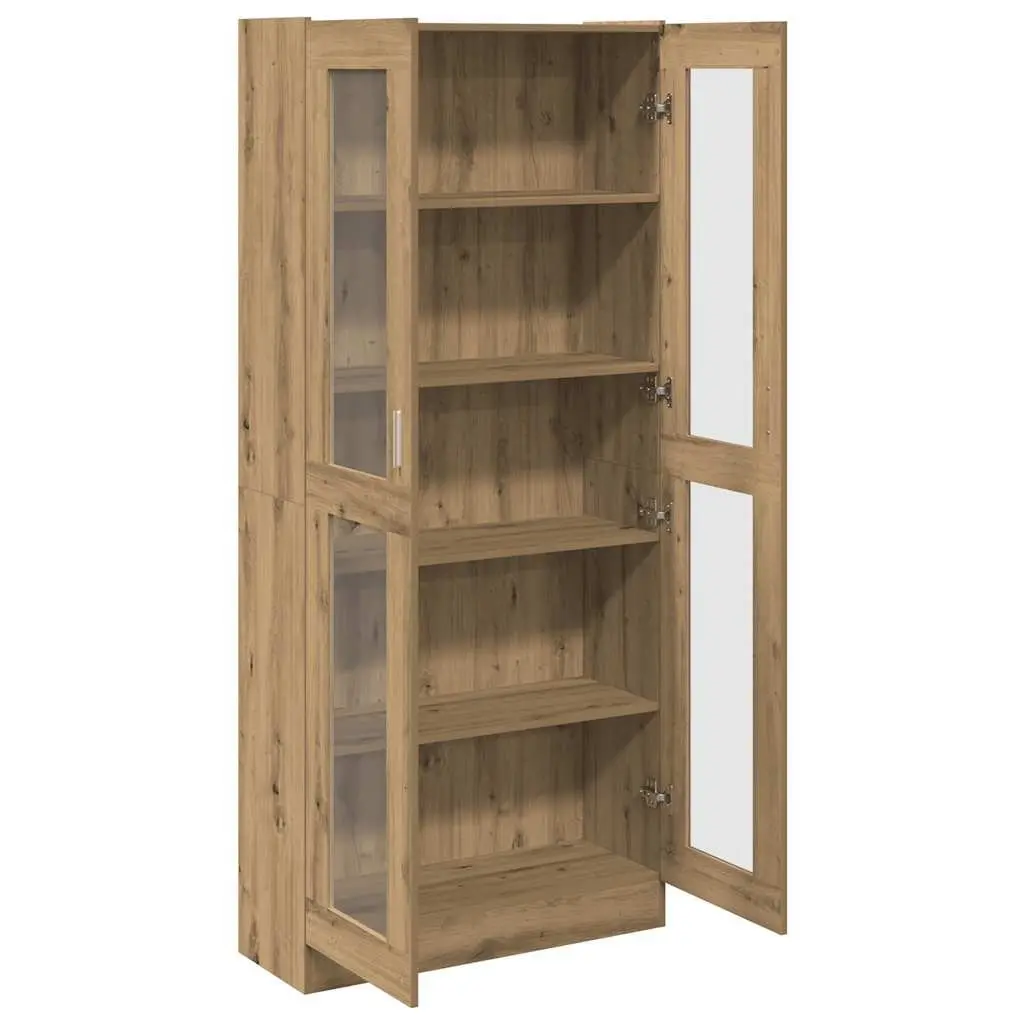 Brown Highboard Cabinet for Decorative Storage