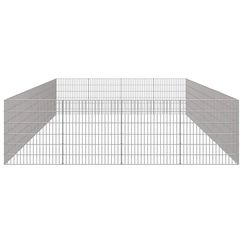 24-Panel Small Animal Enclosure Pen 54x60cm