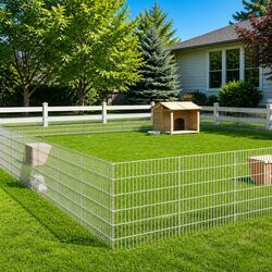 Durable 48-Panel Small Animal Enclosure for Rabbits