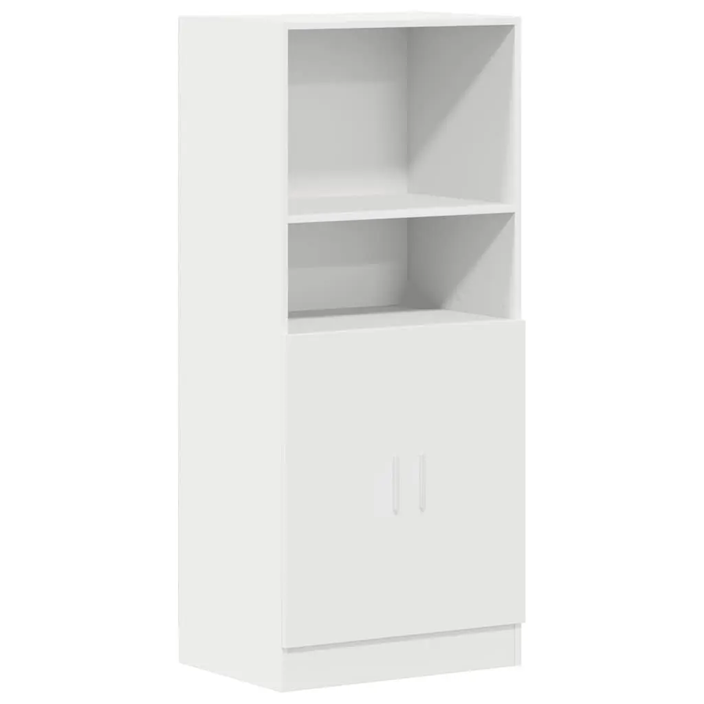 2 Piece White Kitchen Cabinet Set for Storage