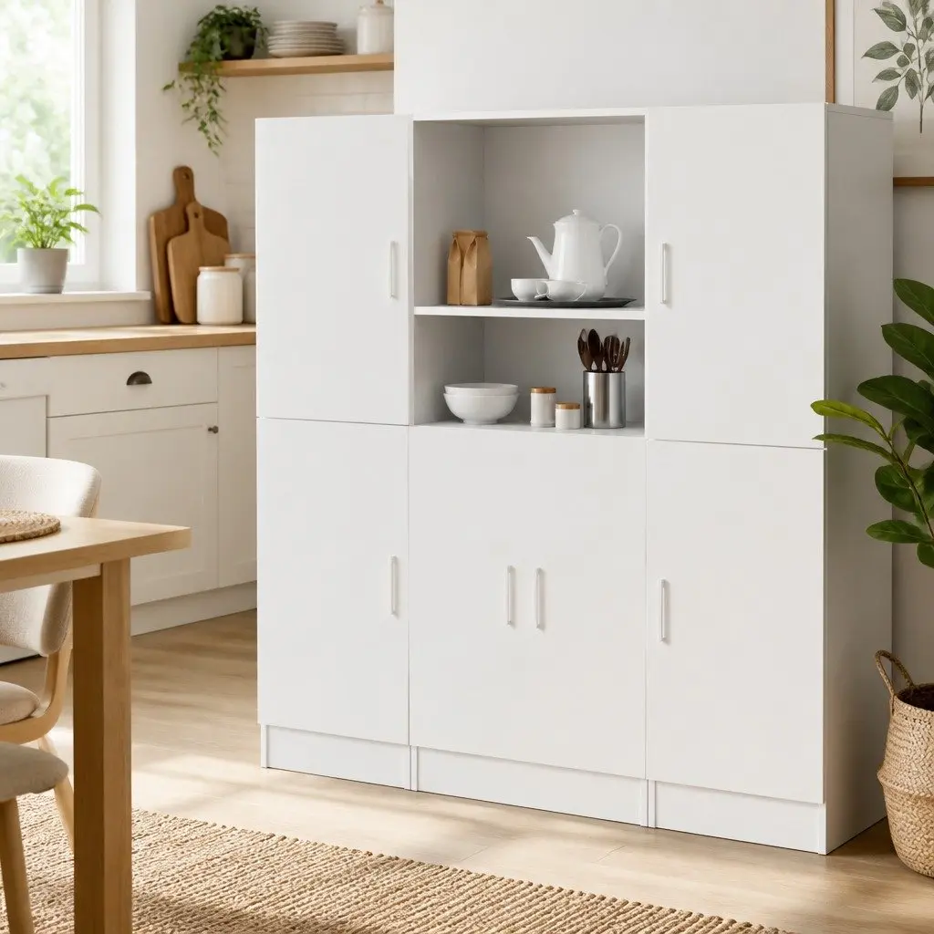 3 Piece Kitchen Cabinet Set for Wall Mounting