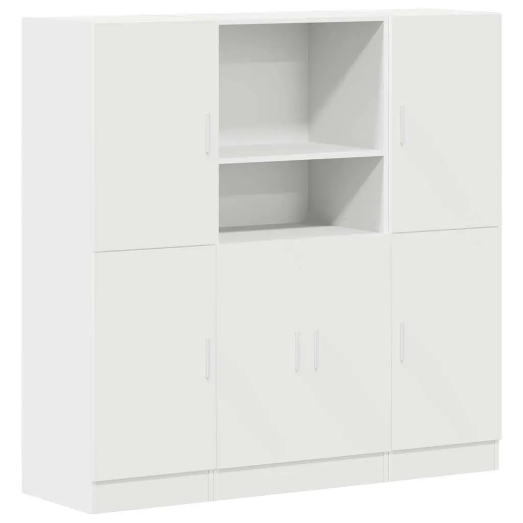 3 Piece Kitchen Cabinet Set for Wall Mounting