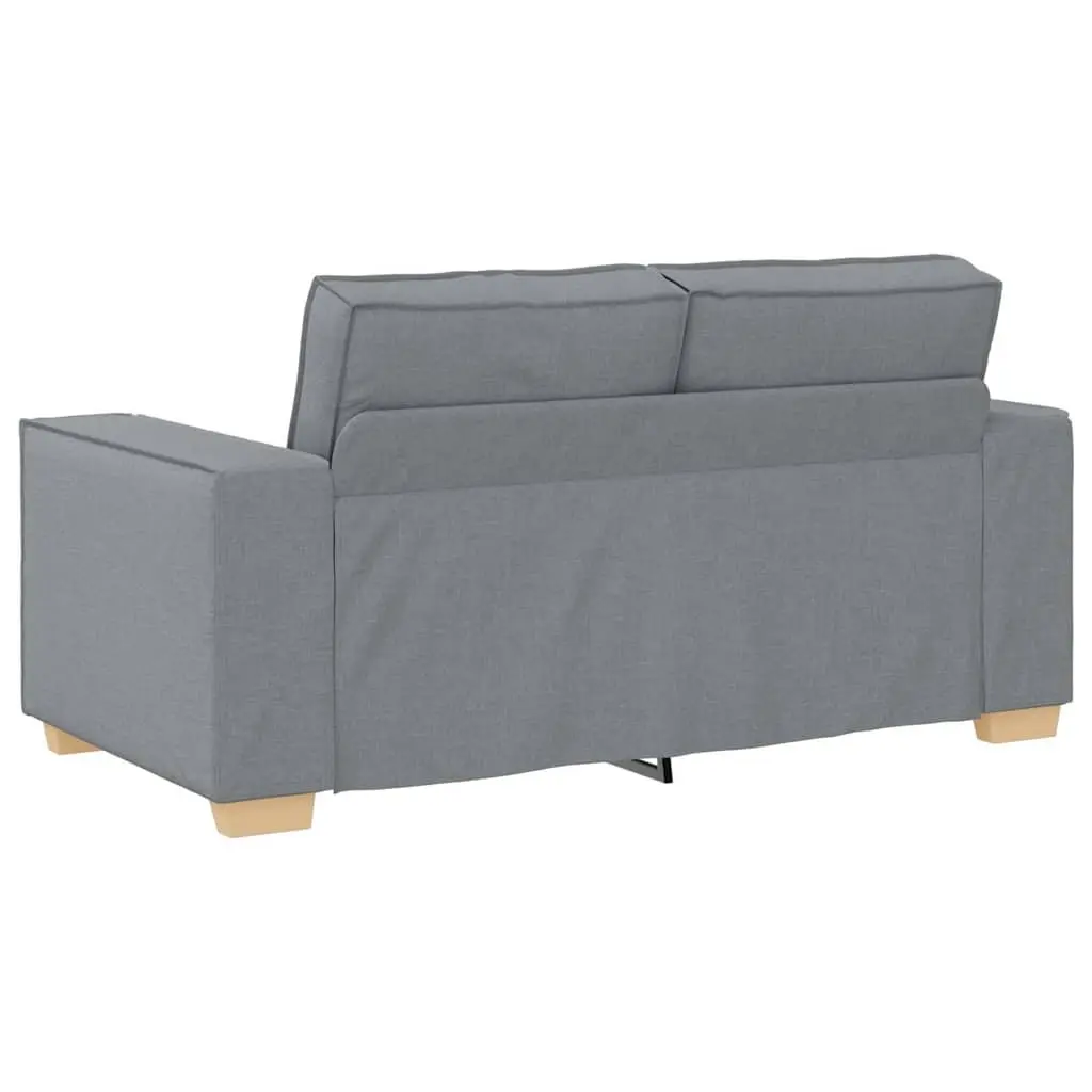 Light Grey Linen-Blend Sofa Set with Sturdy Build
