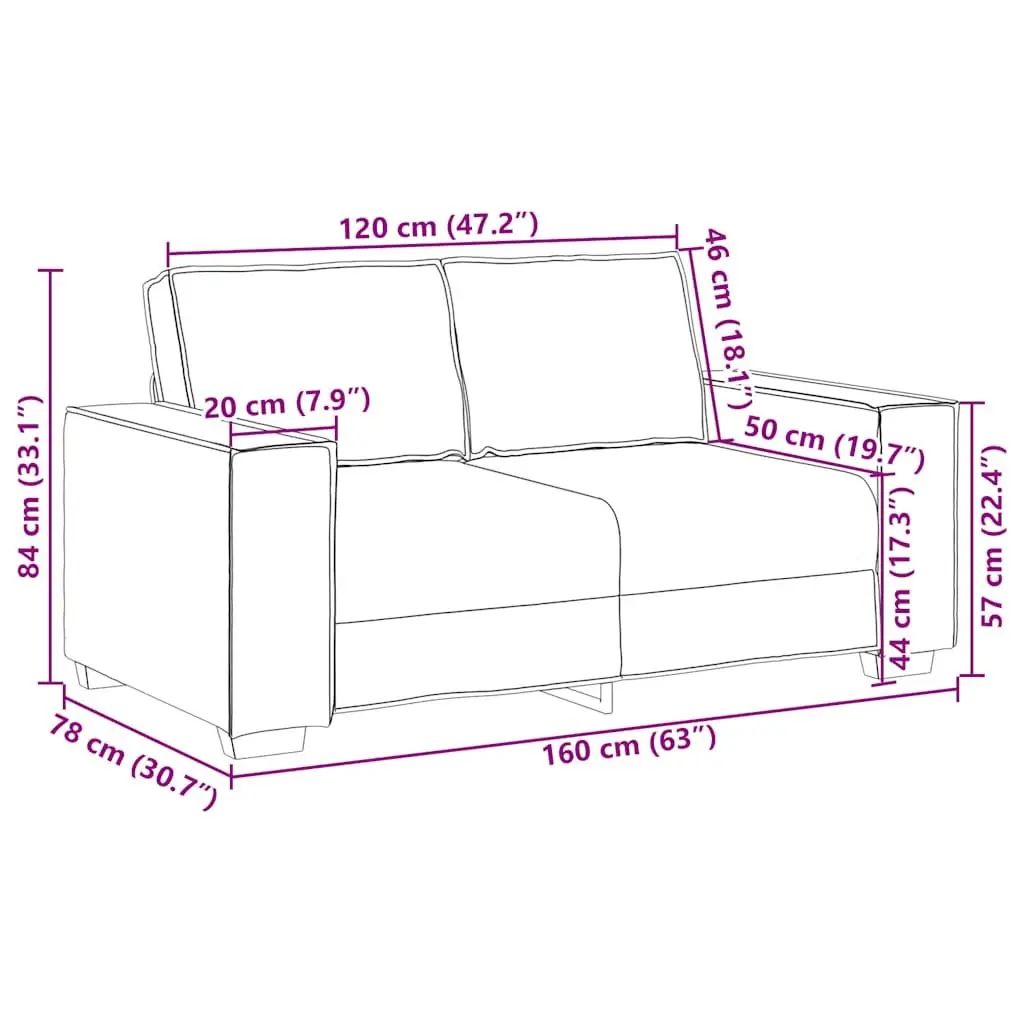 3 Piece Sofa Set Polyester Fabric Black Velvet Upholstered