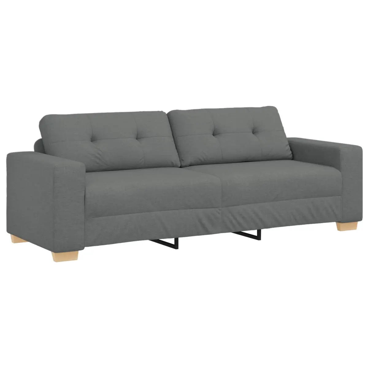 Modular 3-Piece Sofa Set in Dark Grey