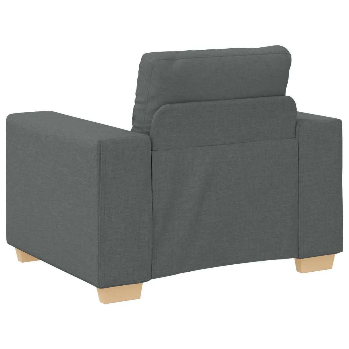 Modular 3-Piece Sofa Set in Dark Grey