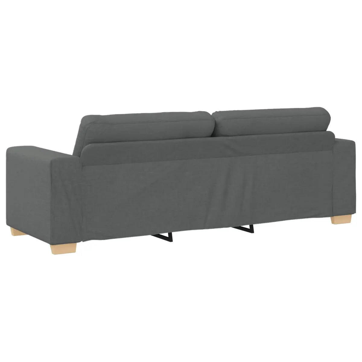 Modular 3-Piece Sofa Set in Dark Grey