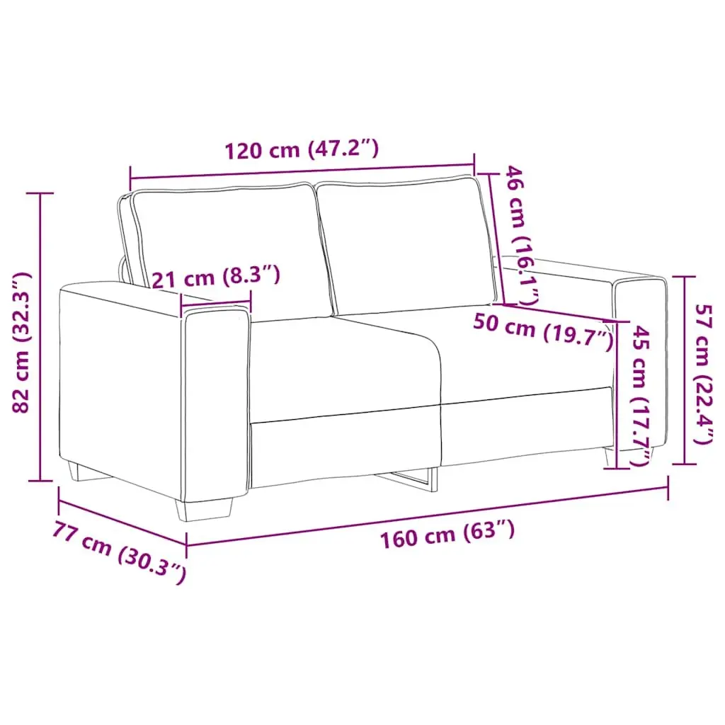 Black Fabric 3 Piece Sofa Set for Living Spaces
