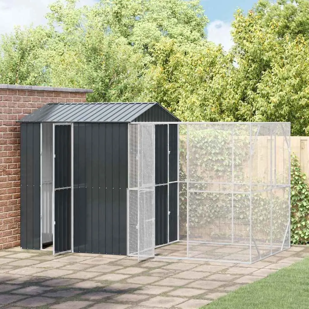 Large Rectangular Galvanised Steel Outdoor Bird Cage