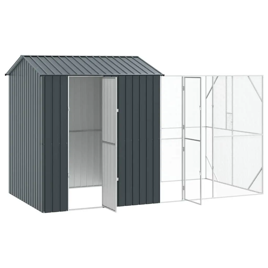 Large Rectangular Galvanised Steel Outdoor Bird Cage