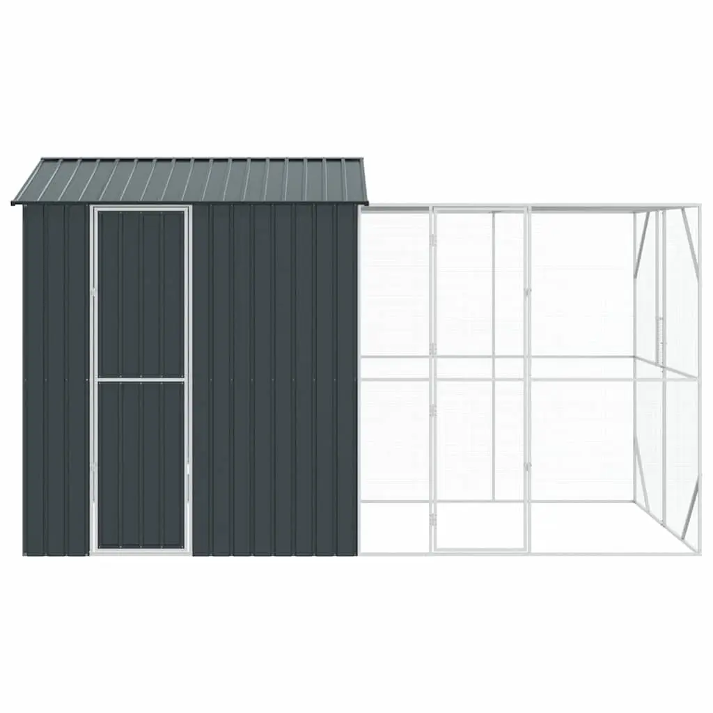Large Rectangular Galvanised Steel Outdoor Bird Cage