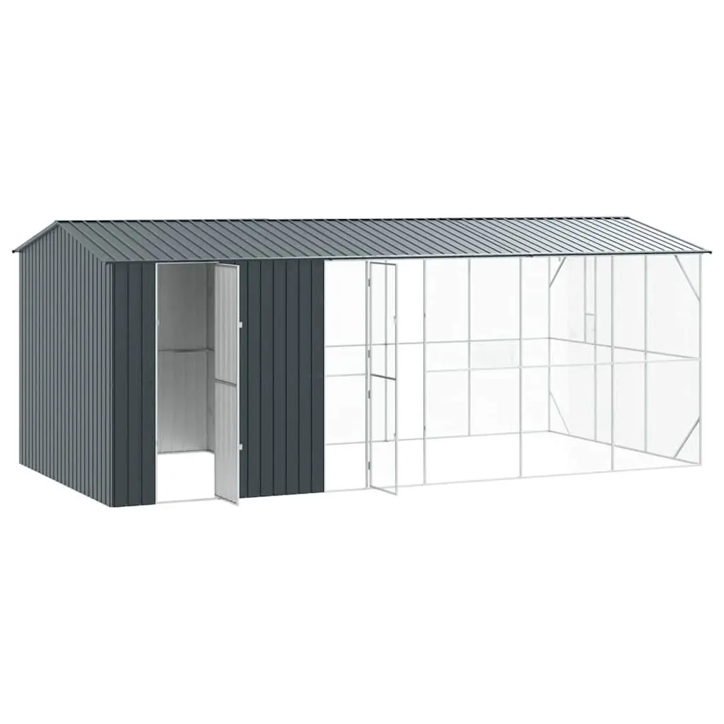 Outdoor Bird Cage in Anthracite Steel