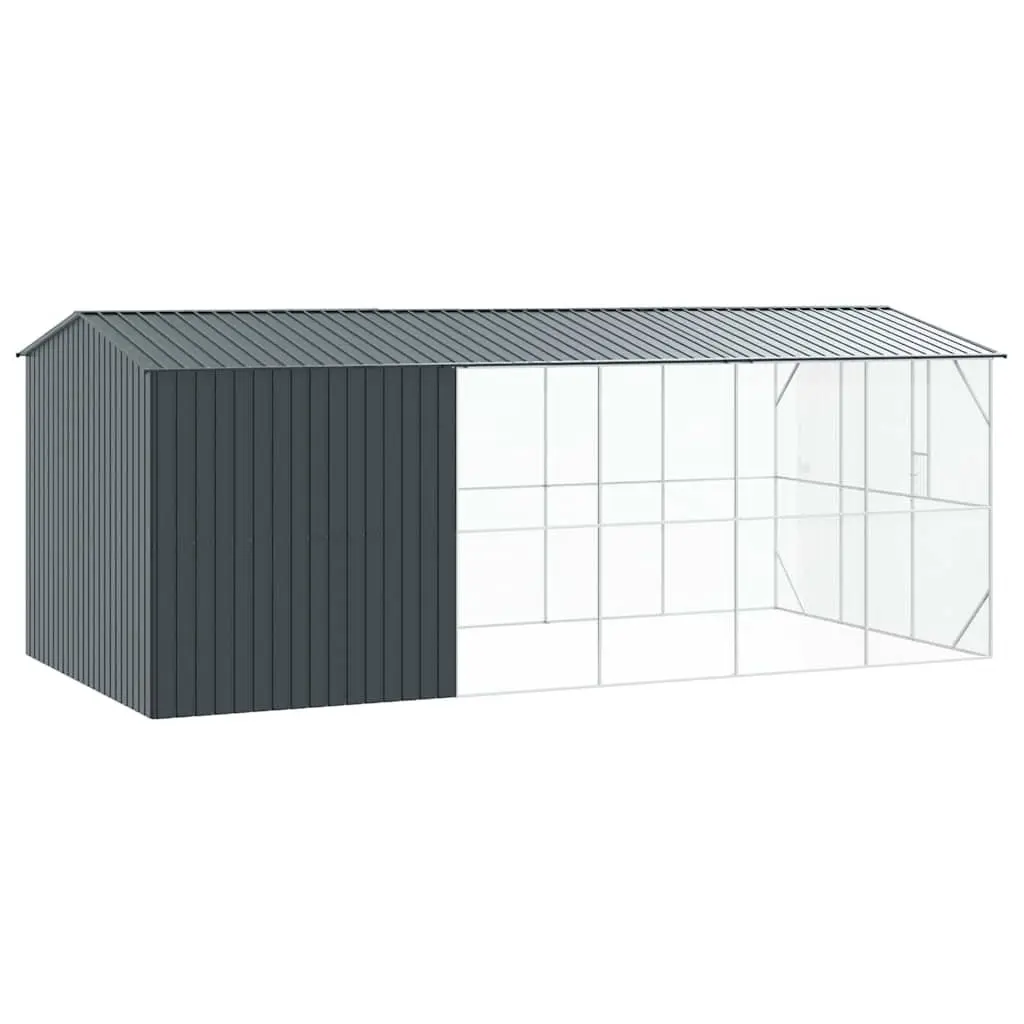 Outdoor Bird Cage in Anthracite Steel