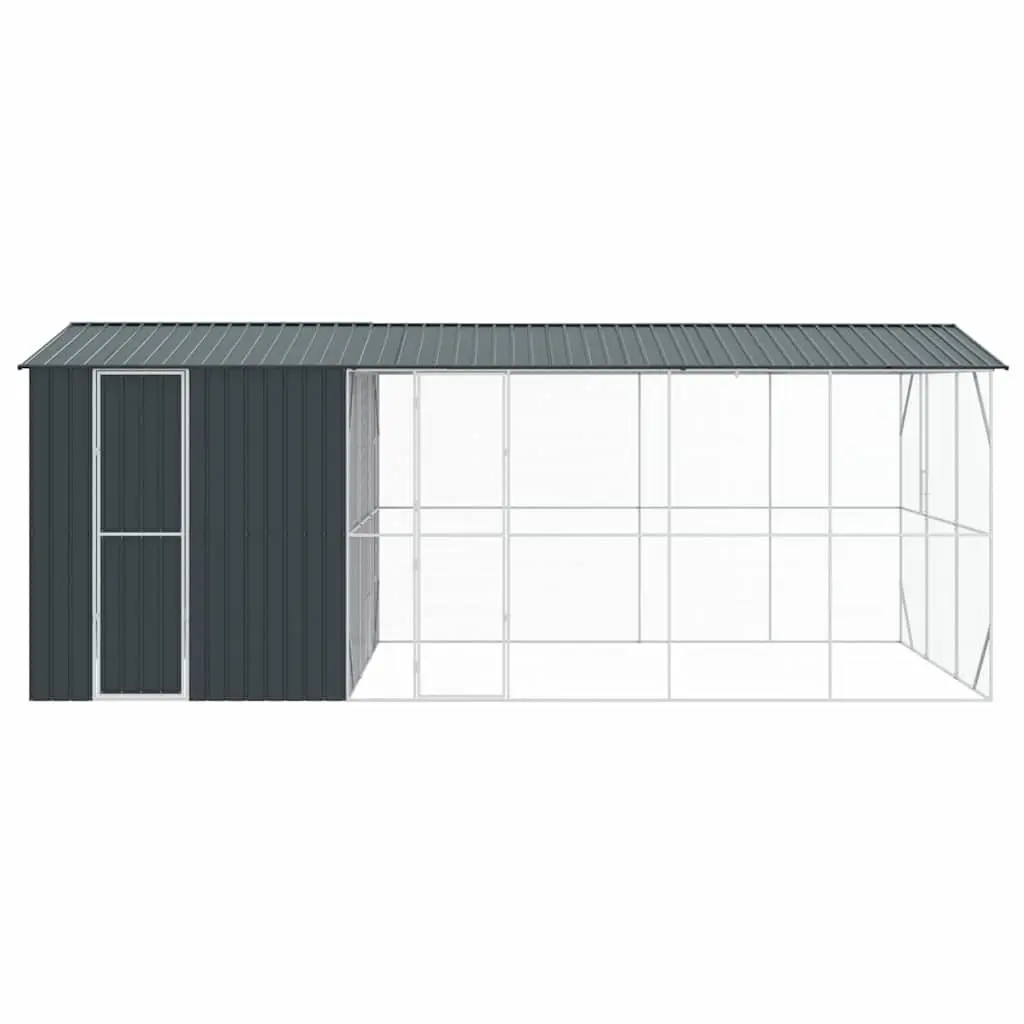 Outdoor Bird Cage in Anthracite Steel