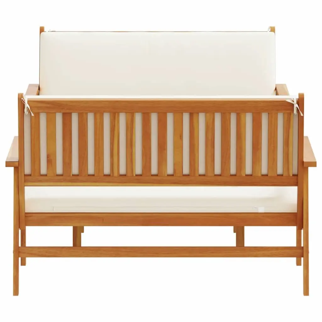 Garden Sofa Set Solid Acacia Wood 3 Piece Brown Outdoor Furniture