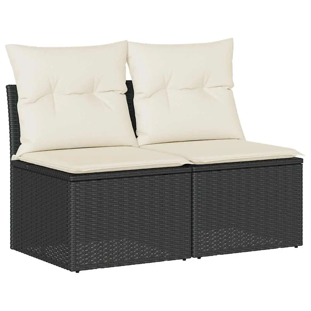 2 Piece Outdoor Garden Sofa Set with Cushions