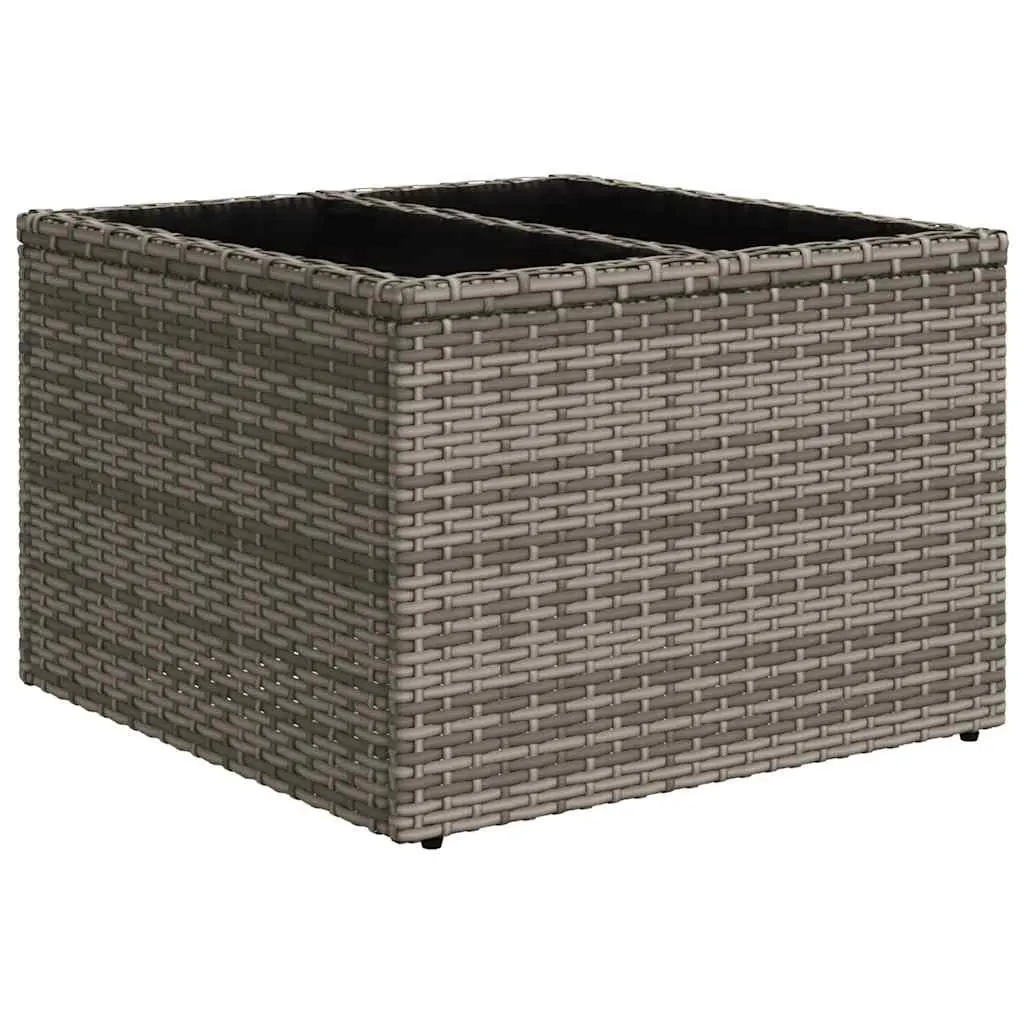 7 Piece Outdoor Sofa Set with Cushions in Grey