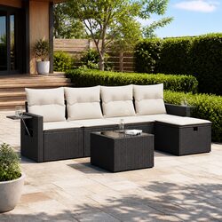 Durable 6-Piece Garden Sofa Set for Outdoor Relaxation
