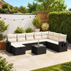 Premium 9 Piece Garden Sofa Set for Outdoor Spaces