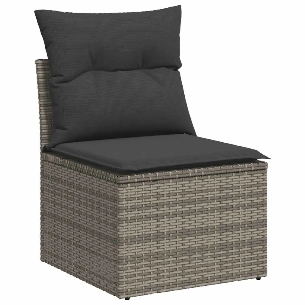 6-Piece Modular Outdoor Sofa Set in Grey