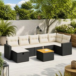 Premium 8 Piece Modular Outdoor Garden Sofa Set