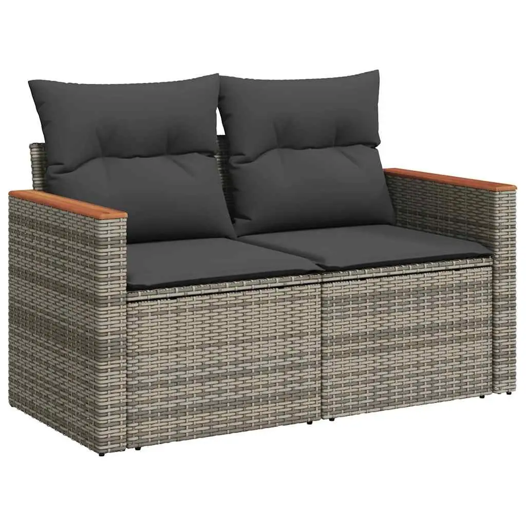 7 Piece Modular Garden Sofa Set with Cushions