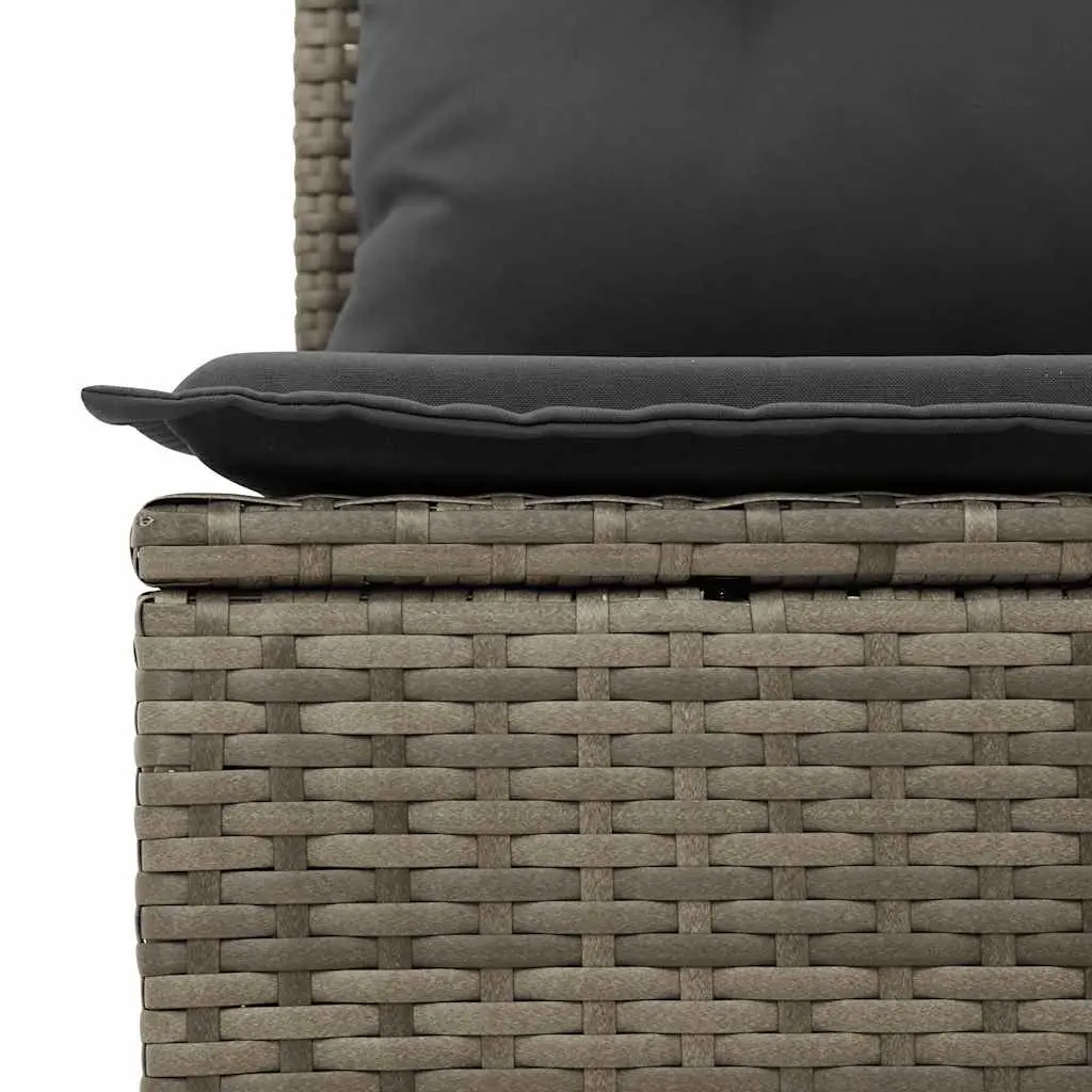 7 Piece Modular Garden Sofa Set with Cushions