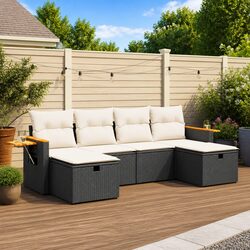 Durable 6-Piece Garden Sofa Set for Outdoor Living