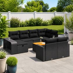 Durable 11-Piece Garden Sofa Set for Outdoor Comfort