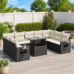 Durable 10-Piece Garden Sofa Set for Outdoor Relaxation