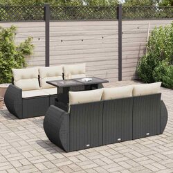 Durable 7 Piece Garden Sofa Set for Outdoor Spaces