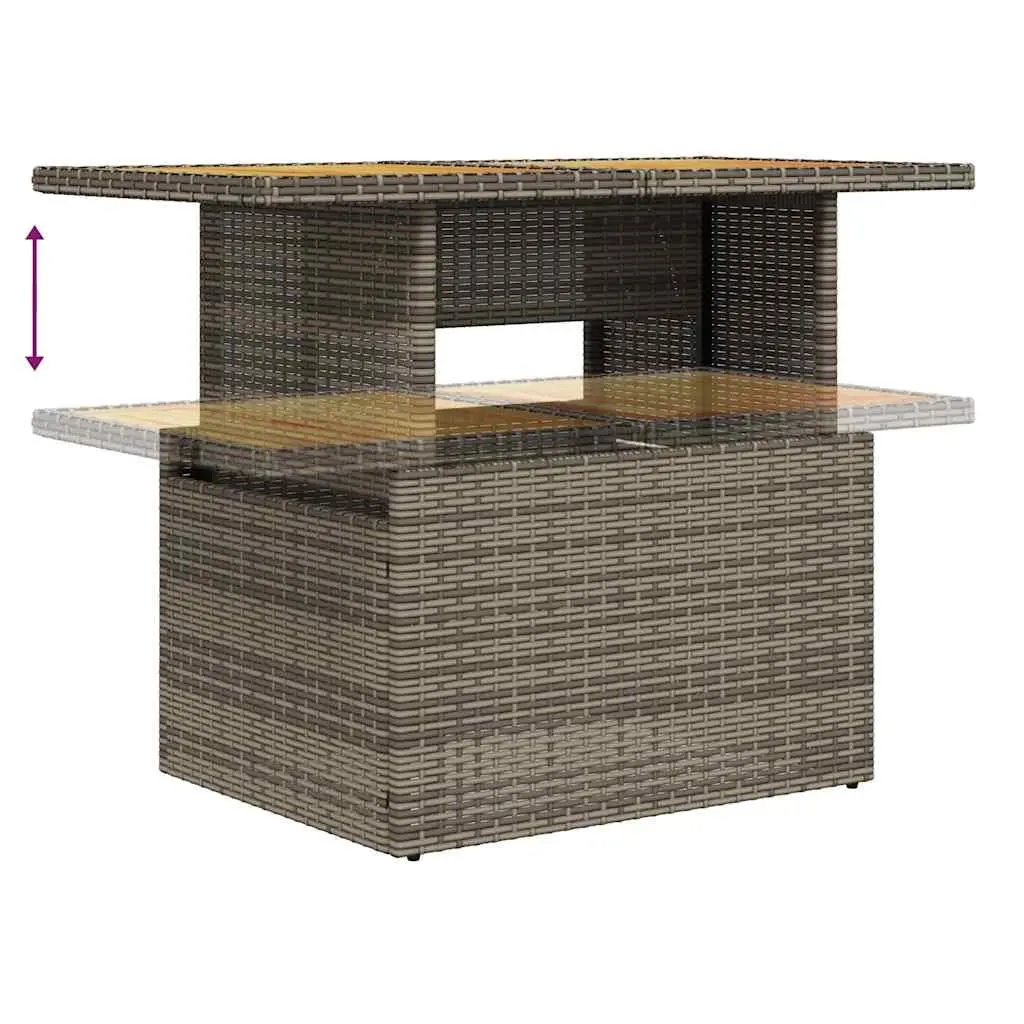 6 Piece Outdoor Garden Sofa Set with Storage