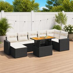 Durable 8 Piece Garden Sofa Set for Outdoor Spaces