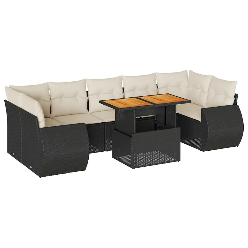 8-Piece Garden Sofa Set with Storage Functionality