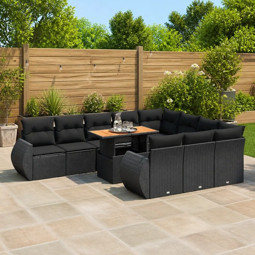 11 Piece Garden Sofa Set for Outdoor Spaces