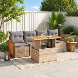 Premium 5-Piece Garden Sofa Set for Outdoor Spaces
