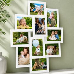 Stylish White Collage Photo Frame Set of 10 Pieces