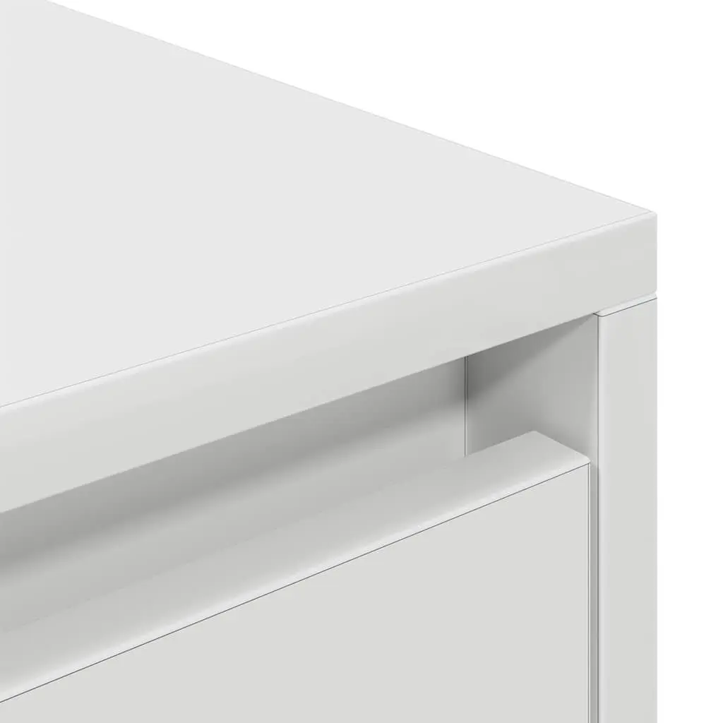 White TV Cabinet with Ample Storage Space