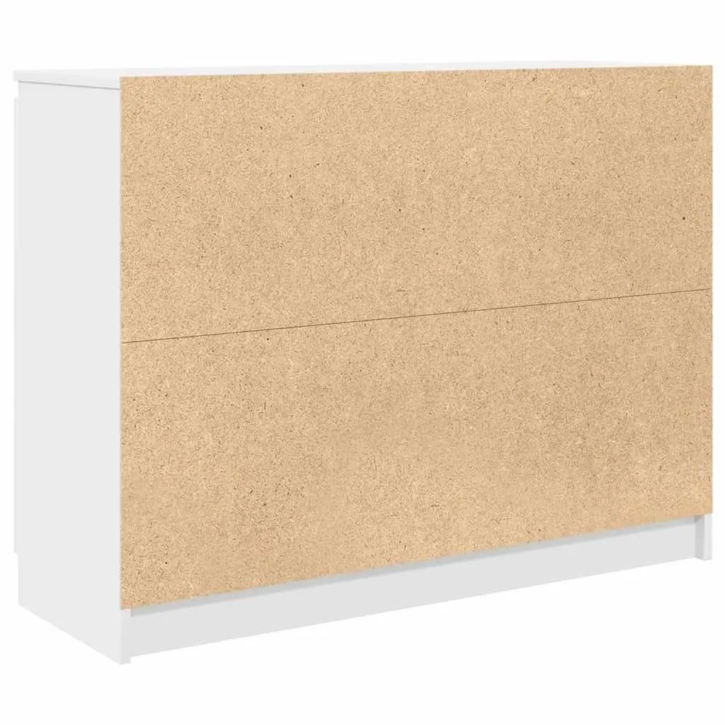Engineered Wood White Sideboard with Ample Storage
