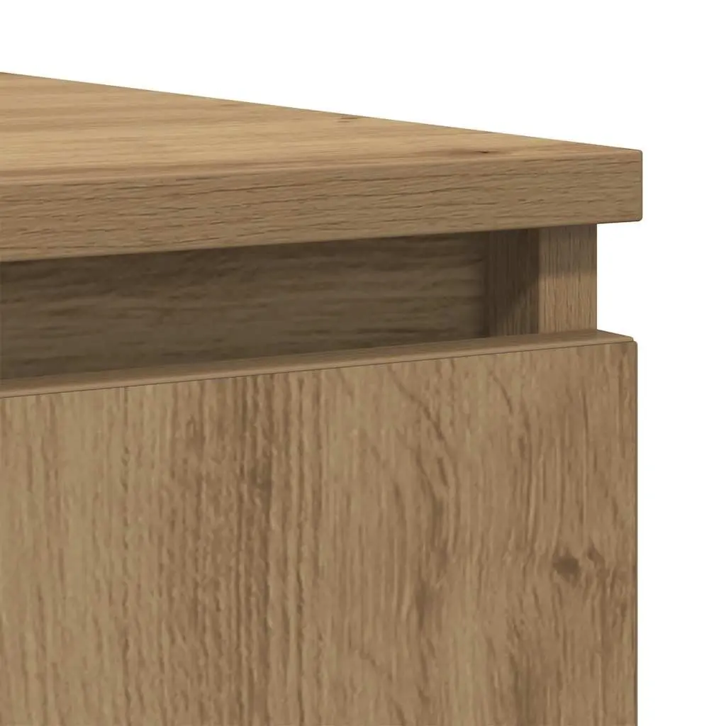 Sideboard Storage Cabinet Engineered Wood 100.5cm x 35cm x 76cm Brown