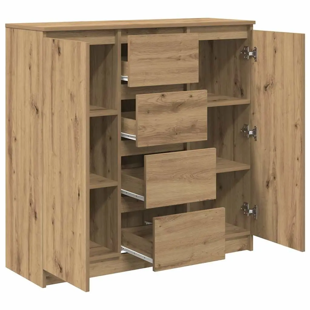 Brown Sideboard with Drawers for Storage