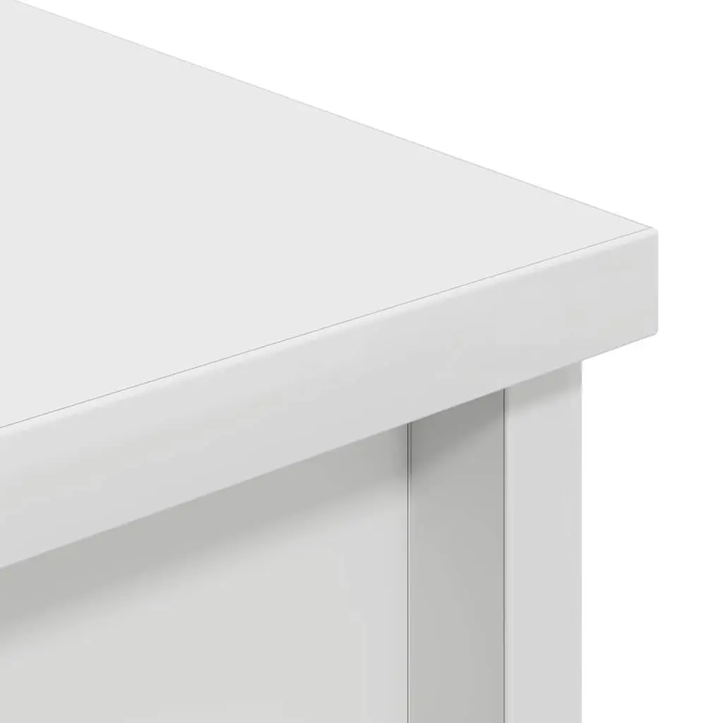 Highboard Storage Cabinet Engineered Wood 50x35x180cm White Tall Cupboard