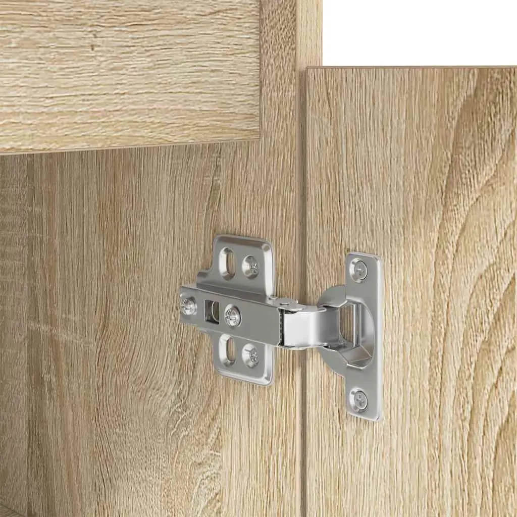 Desk Engineered Wood 140 x 49 x 76 cm Sonoma Oak
